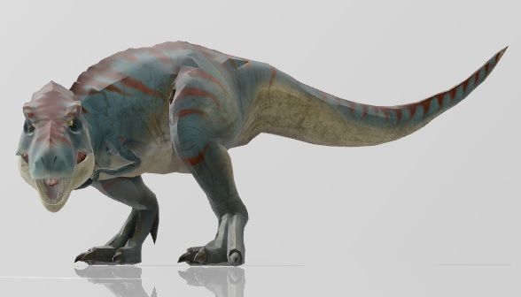 Tiranosaur t - rex 3D model_1