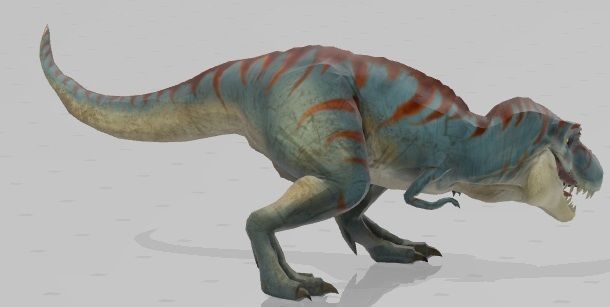 Tiranosaur t - rex 3D model_2