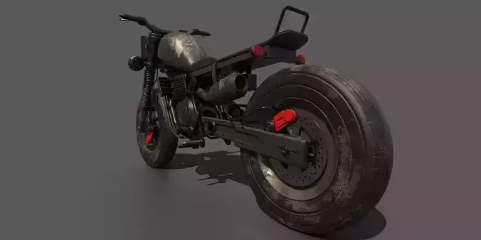 homefront motorcycle PBR 3D model