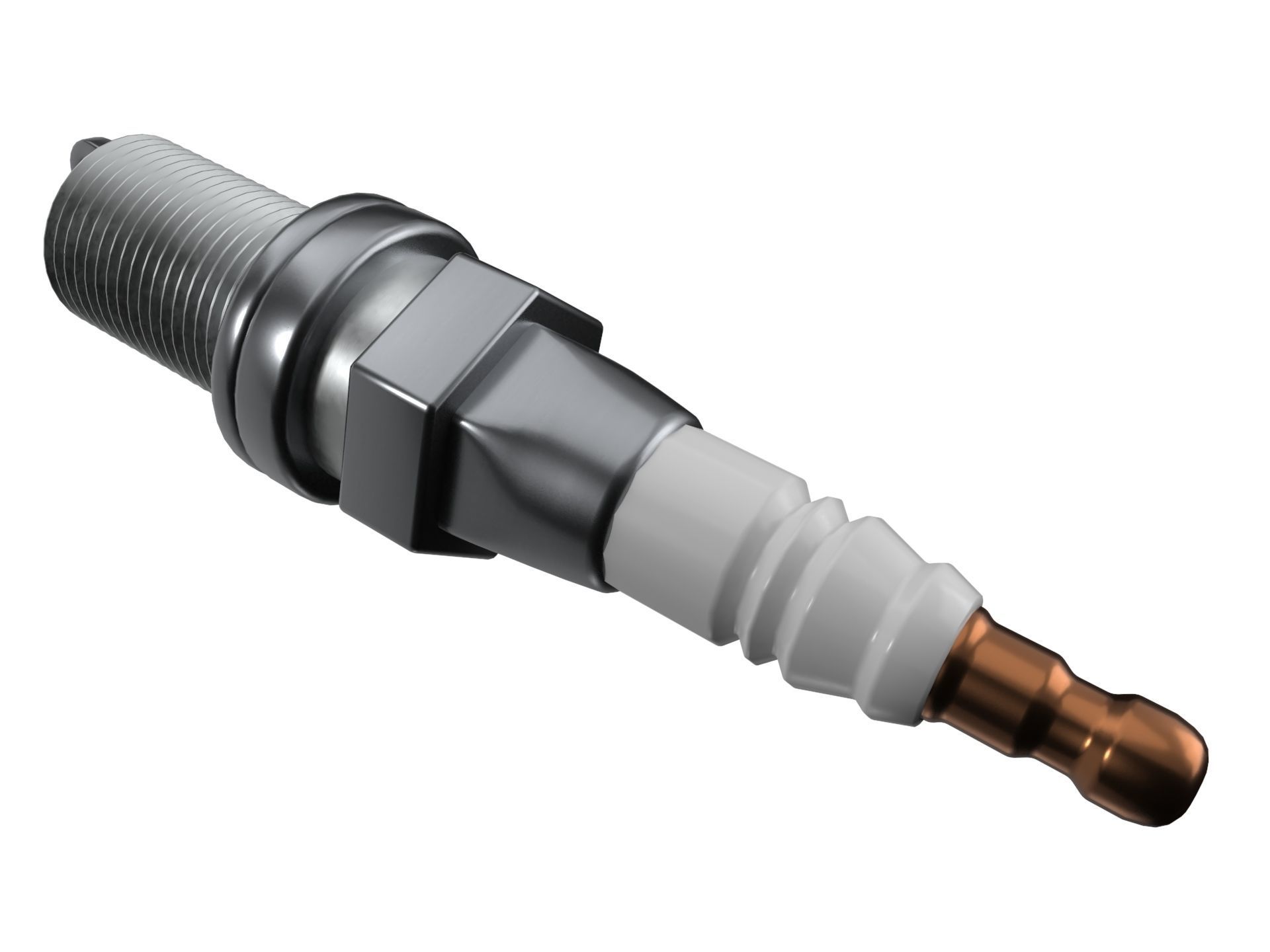 simple automative spark 3D model_1