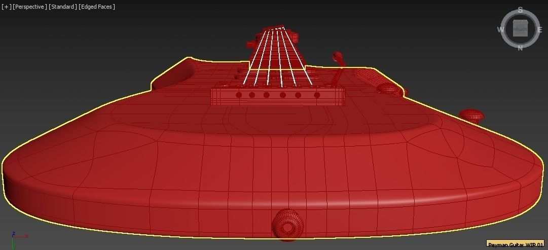 Electeric Guitar 3D model_8