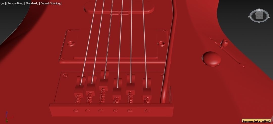 Electeric Guitar 3D model_9