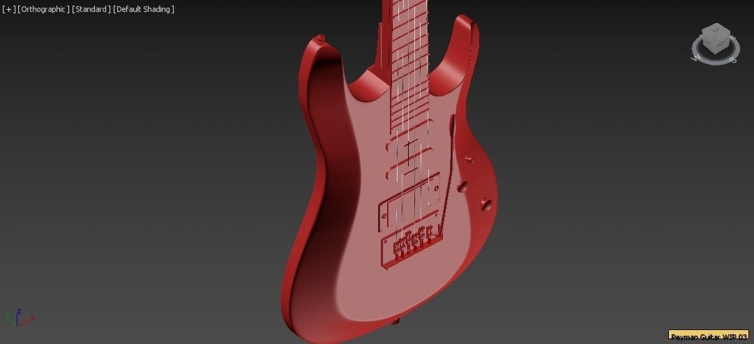 Electeric Guitar 3D model_10