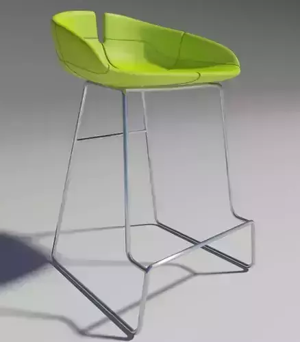 Fjord bar Stool low geen