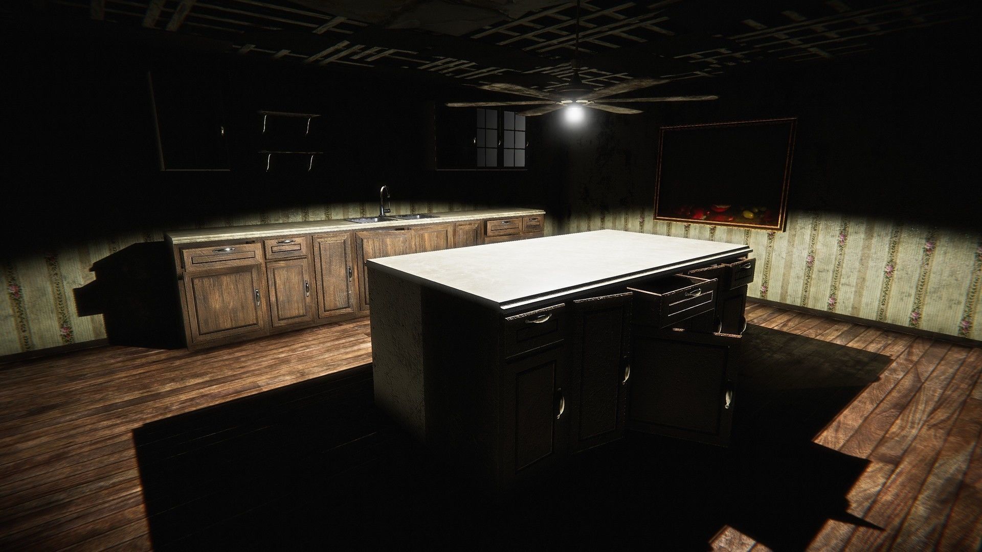 HQ Modular Interior Mansion Low-poly 3D model_6