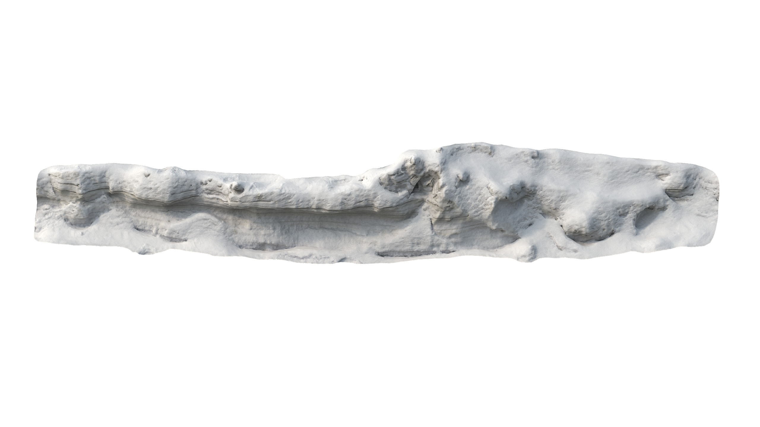 Snow 01 PBR Low-poly 3D model_14