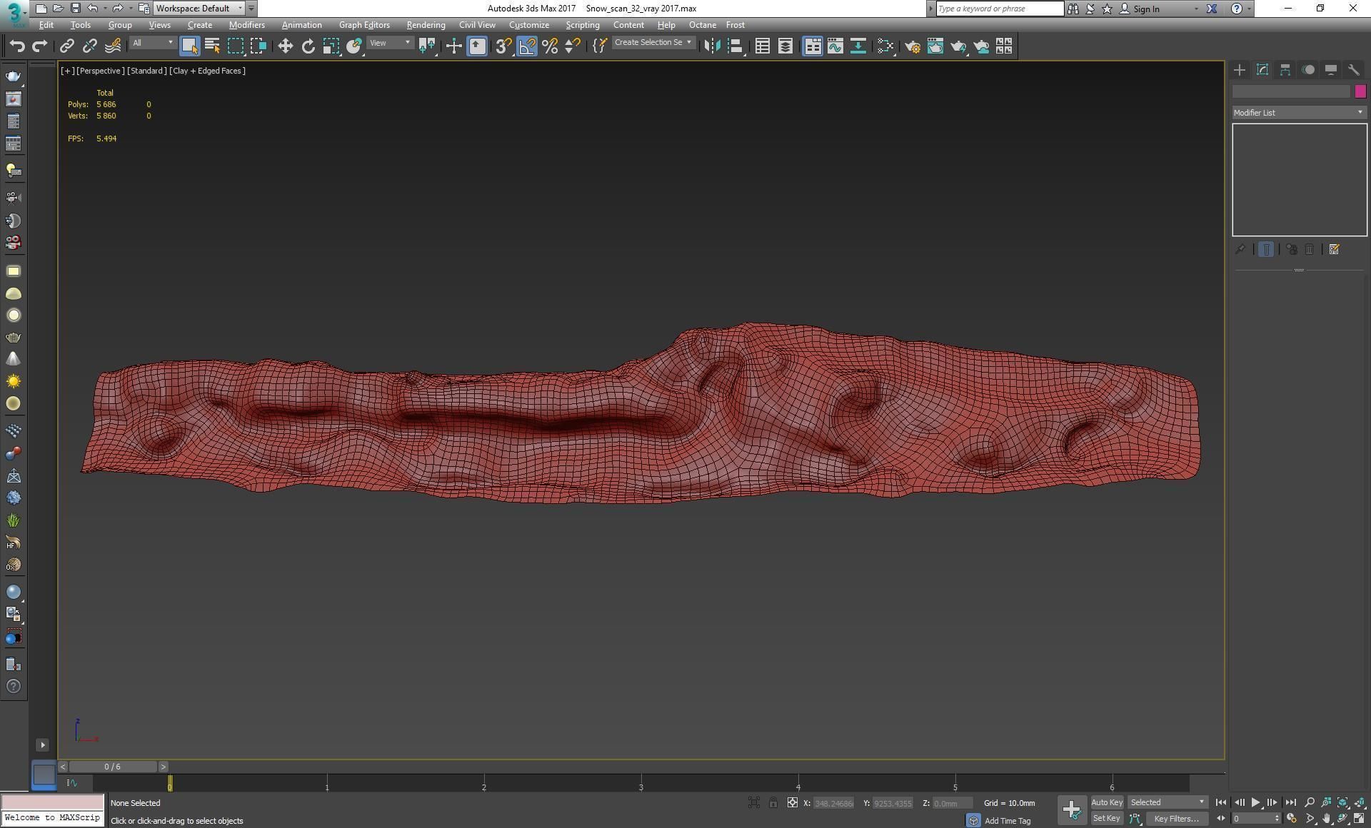 Snow 01 PBR Low-poly 3D model_19