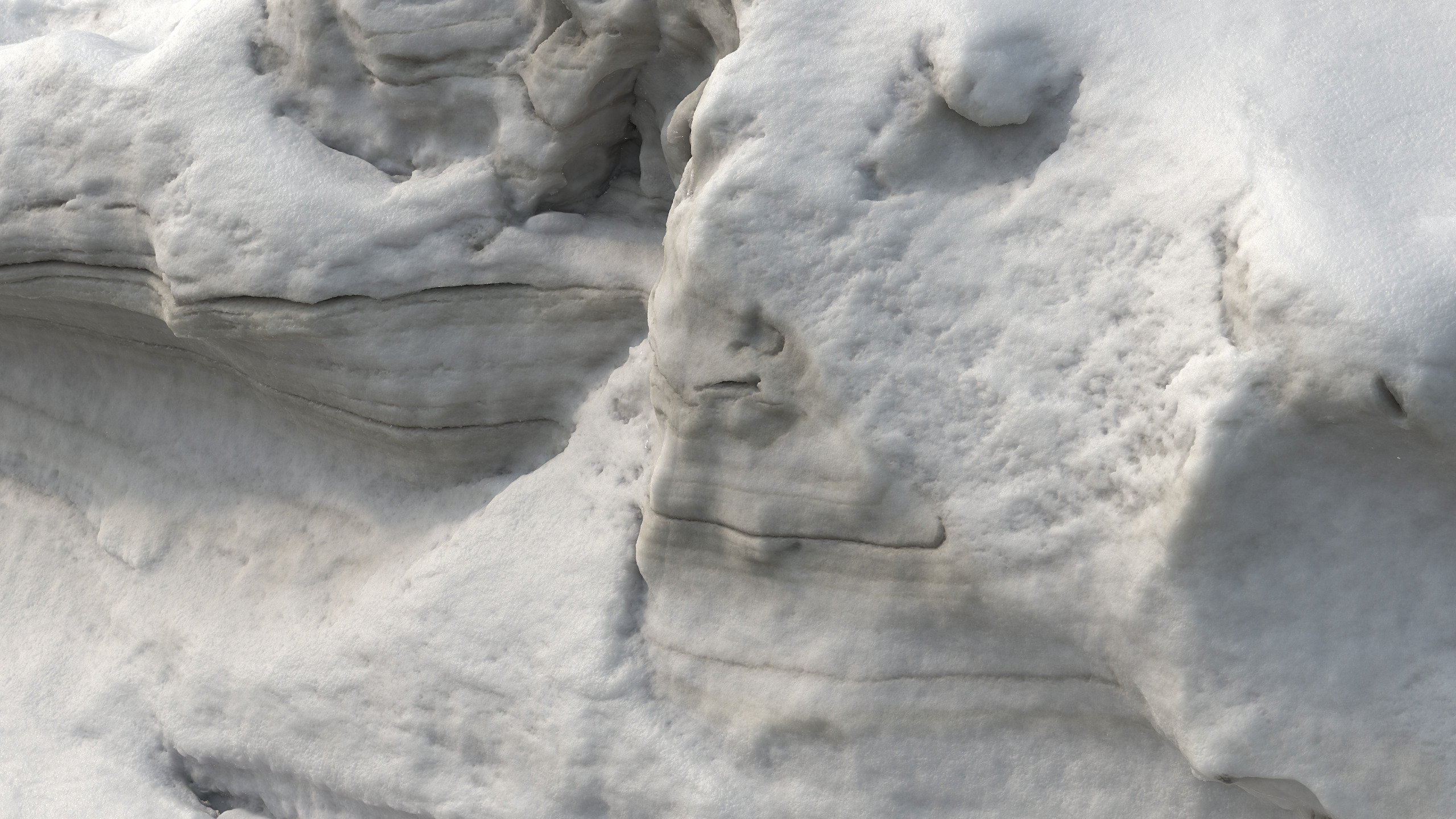 Snow 01 PBR Low-poly 3D model_3