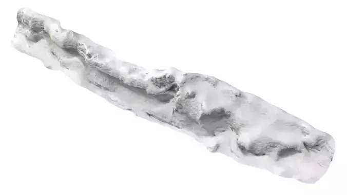 Snow 01 PBR Low-poly 3D model