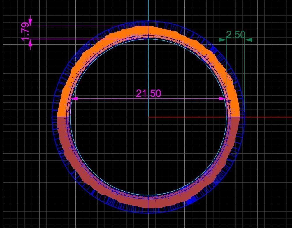 ring with mountains 3D print model_10