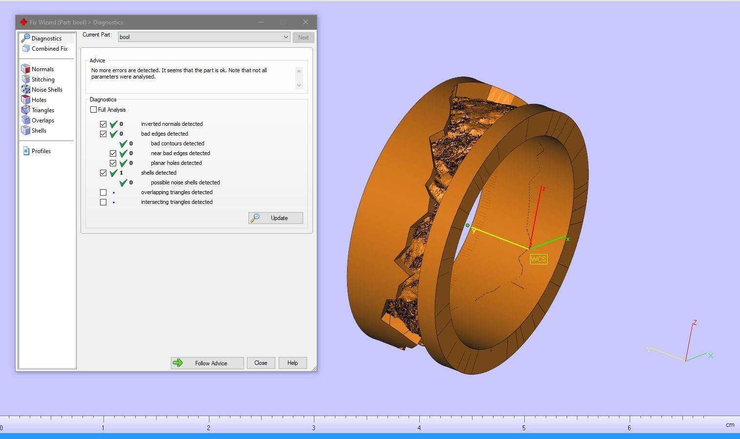 ring with mountains 3D print model_8