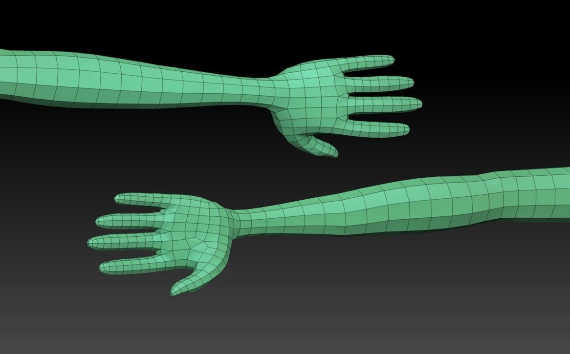 Low poly stylized character Low-poly 3D model_10