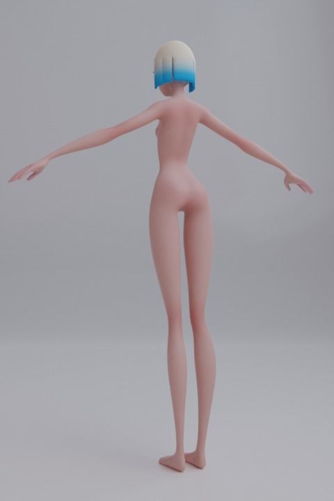 Low poly stylized character Low-poly 3D model_5