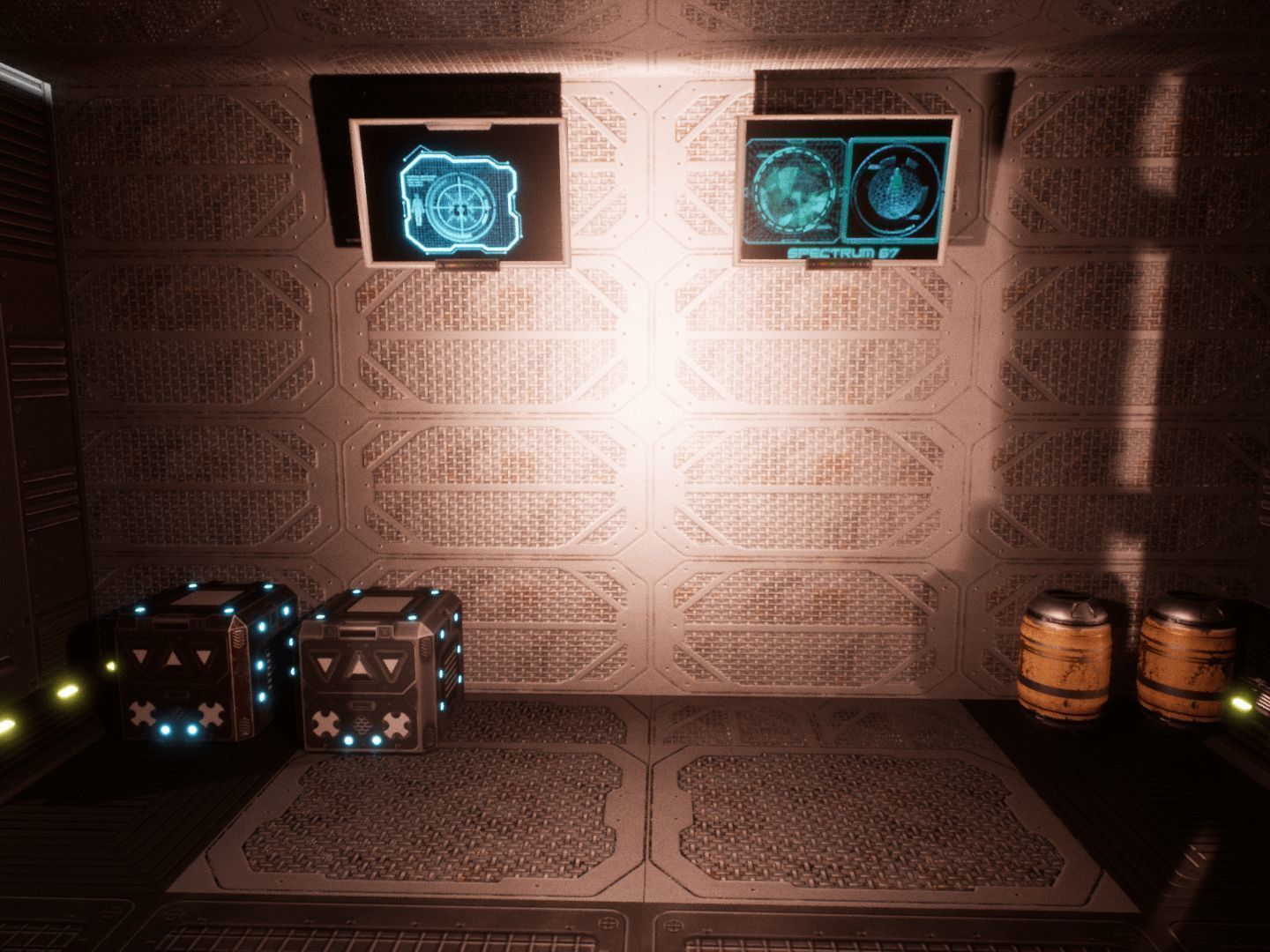 SF Corridors for Unreal Low-poly 3D model_17