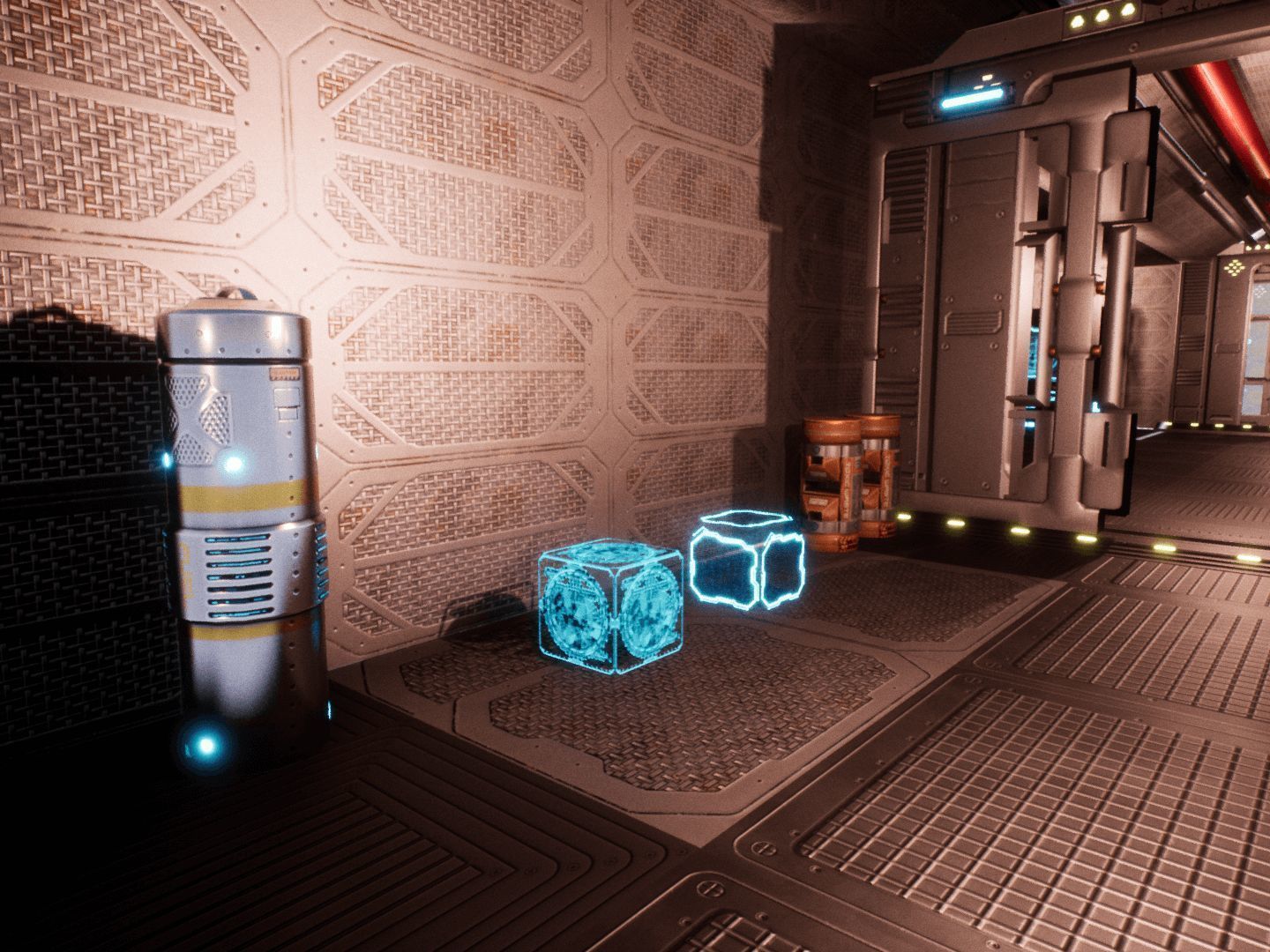 SF Corridors for Unreal Low-poly 3D model_23