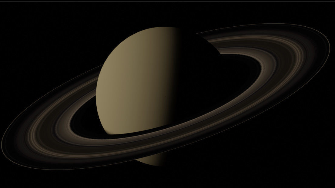 Planet Saturn 3D model_4