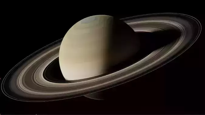Planet Saturn 3D model