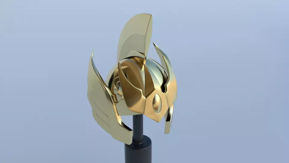 Aries Helmet Saint Seiya 3D print model