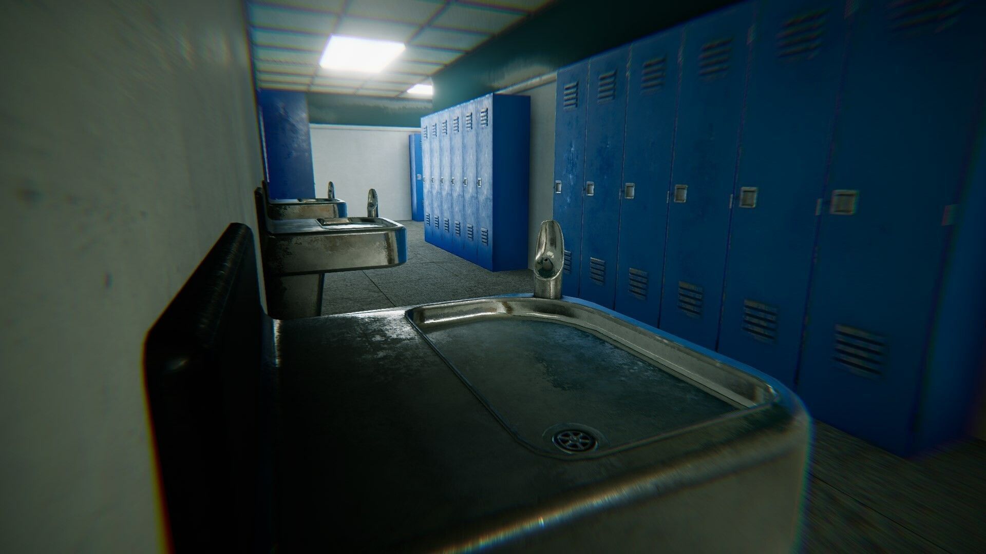 HQ Modular Interior School Low-poly 3D model_2