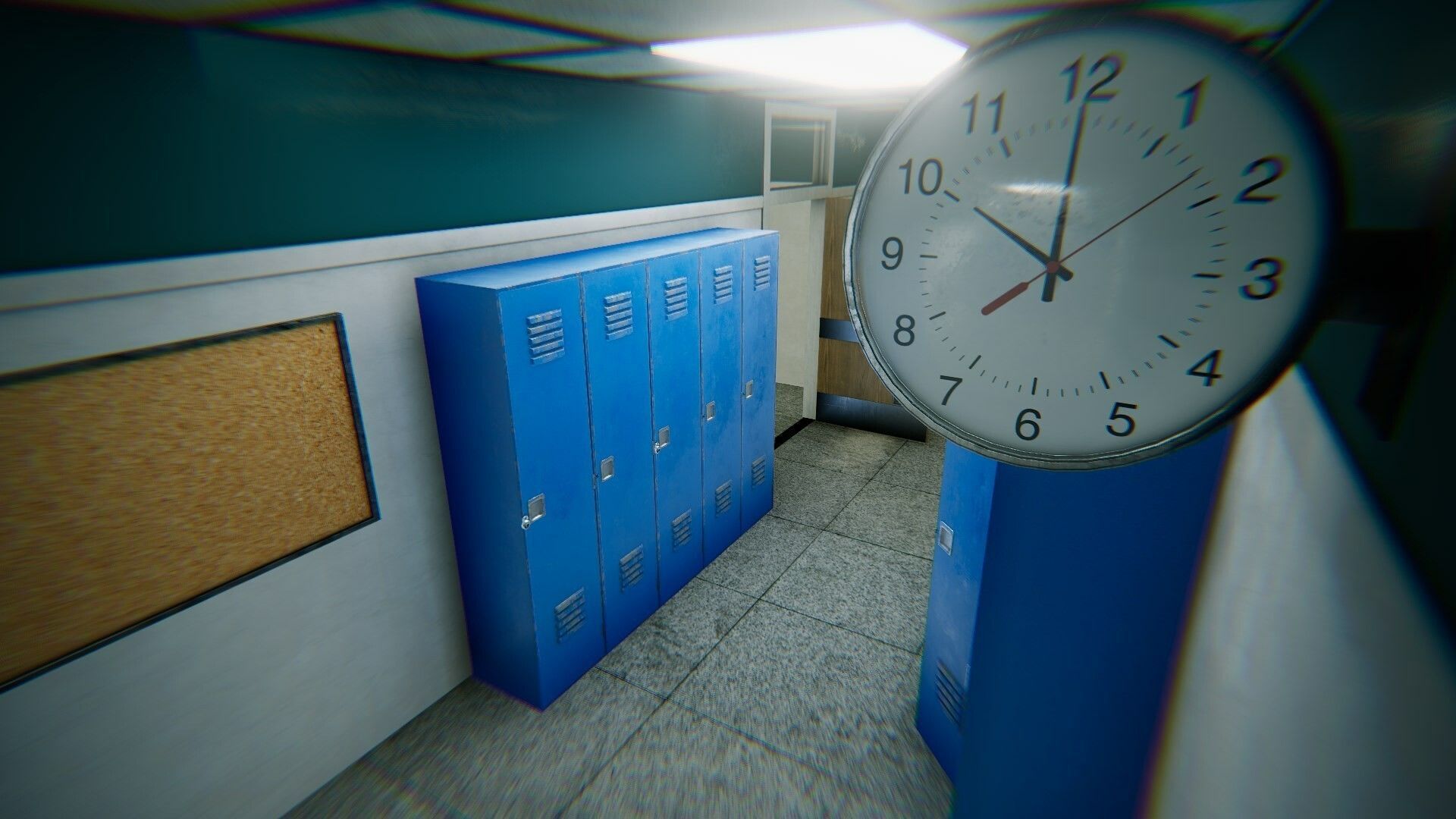 HQ Modular Interior School Low-poly 3D model_10