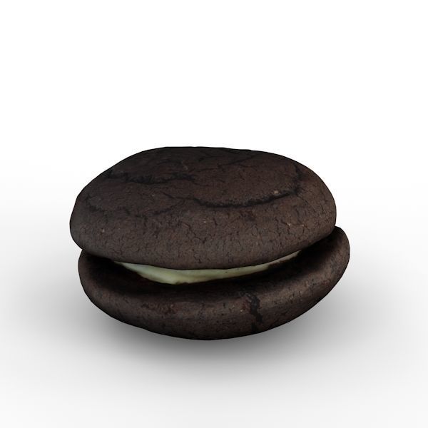Biscuit Cake 3D model_9