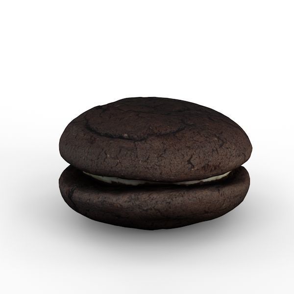 Biscuit Cake 3D model_13