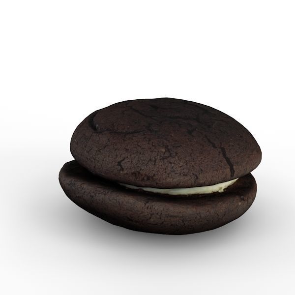 Biscuit Cake 3D model_1