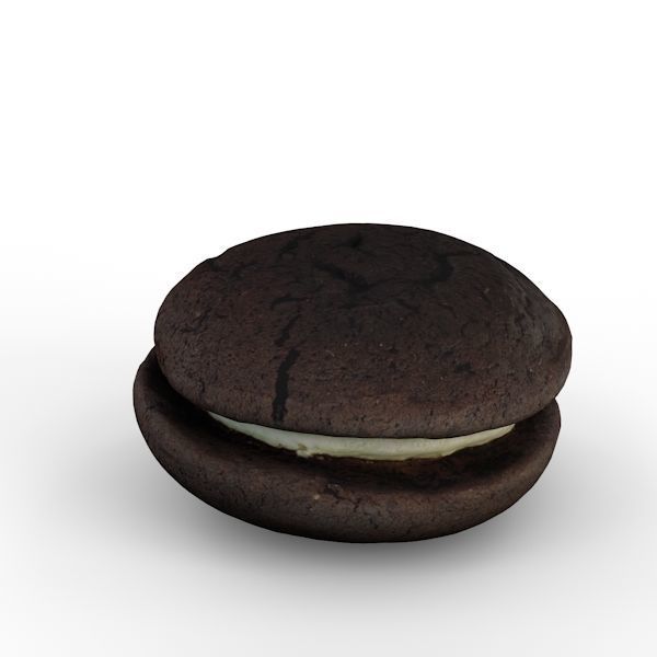 Biscuit Cake 3D model_3