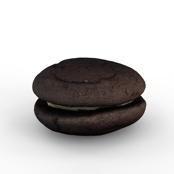 Biscuit Cake 3D model_11