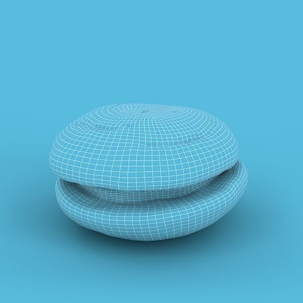 Biscuit Cake 3D model_10