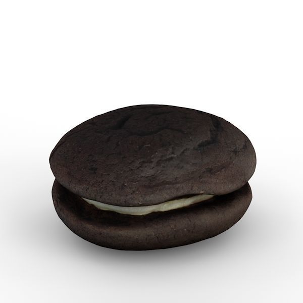 Biscuit Cake 3D model_5
