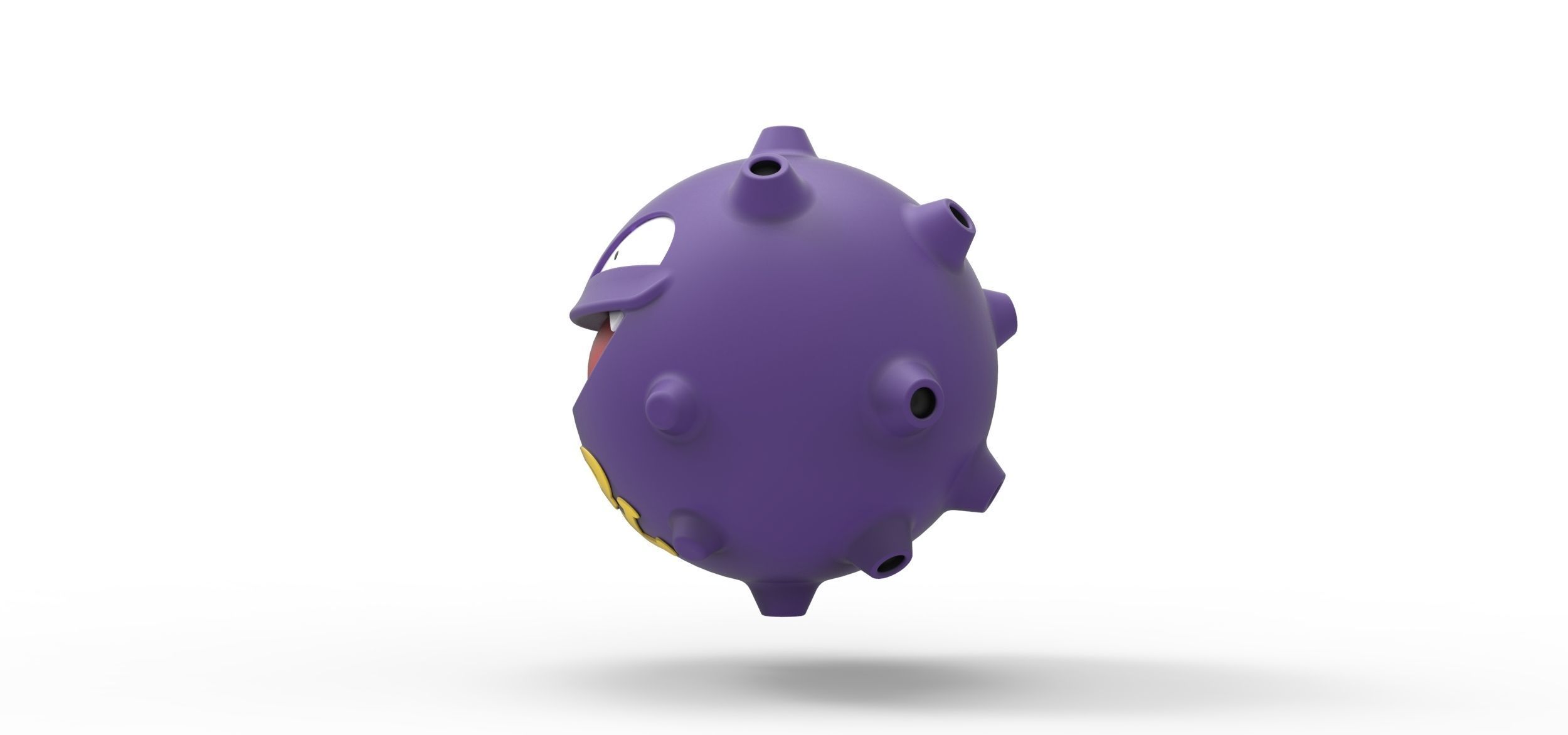 Koffing Pokemon 3D print model_5