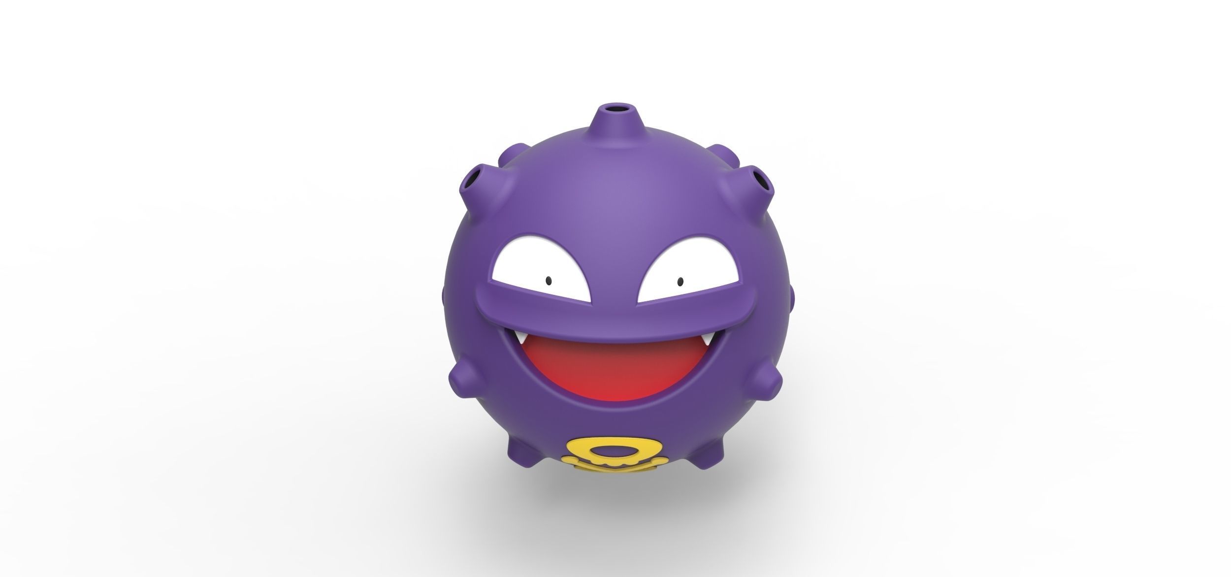 Koffing Pokemon 3D print model_2