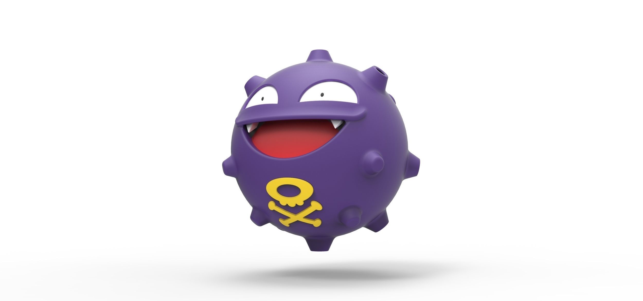 Koffing Pokemon 3D print model_1