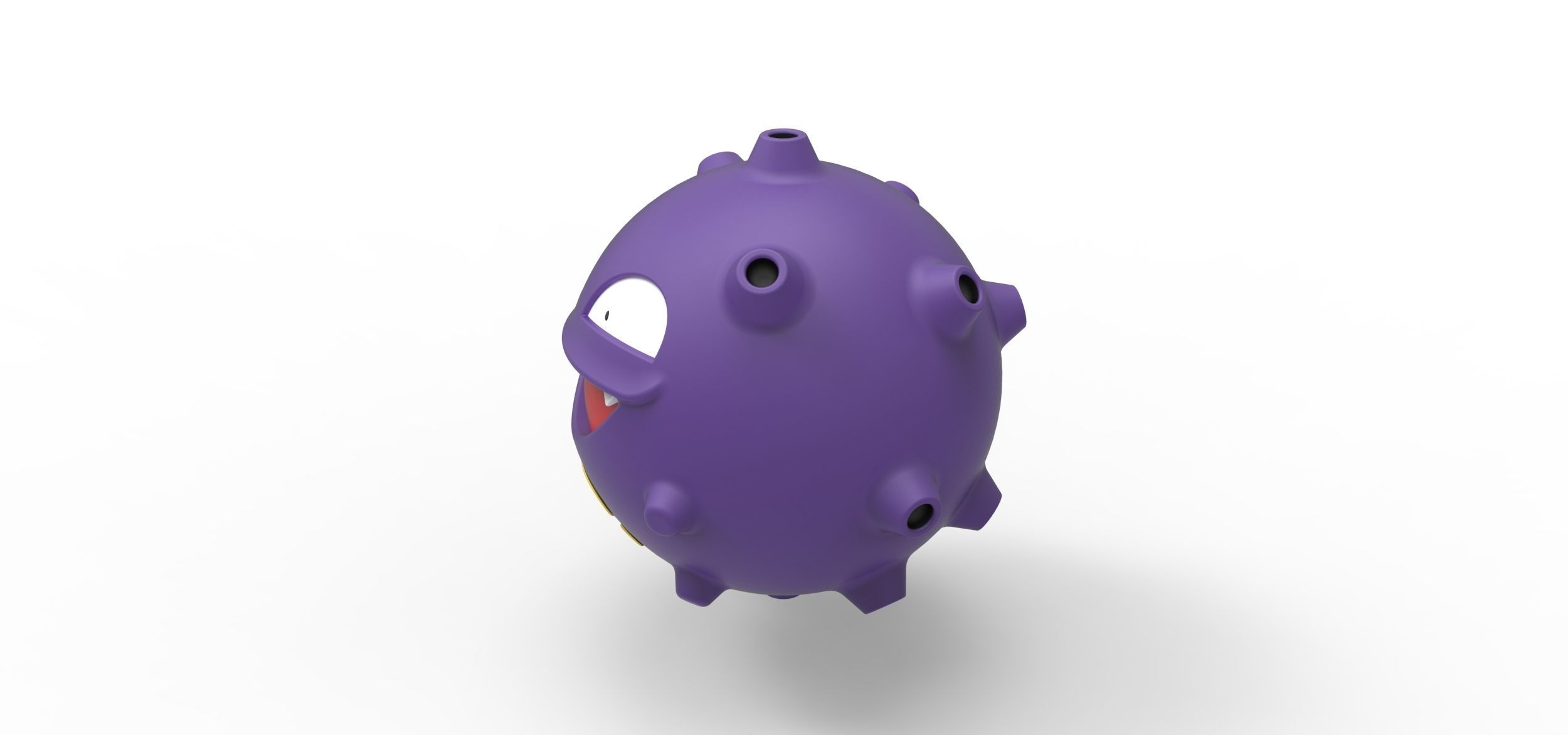 Koffing Pokemon 3D print model_6