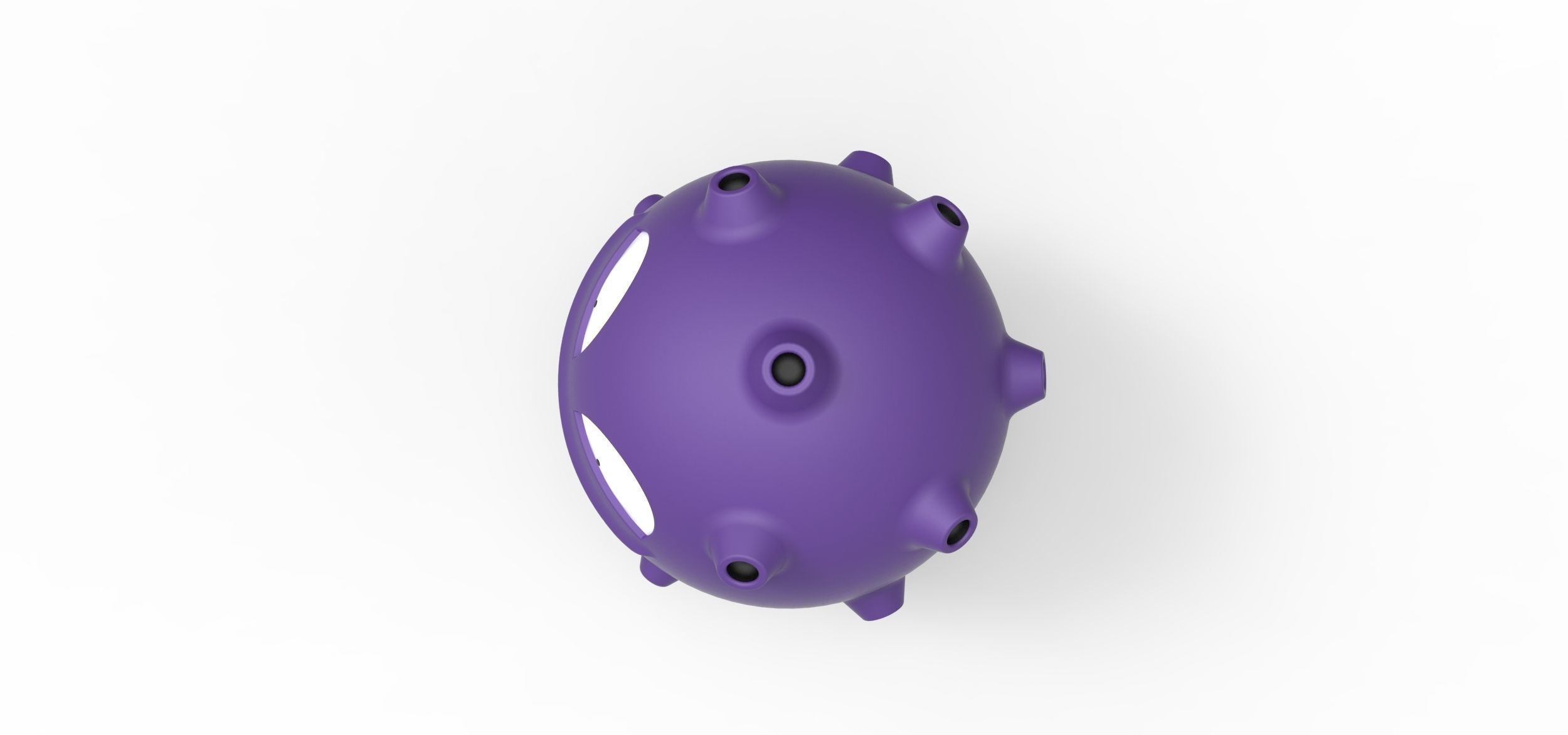Koffing Pokemon 3D print model_7