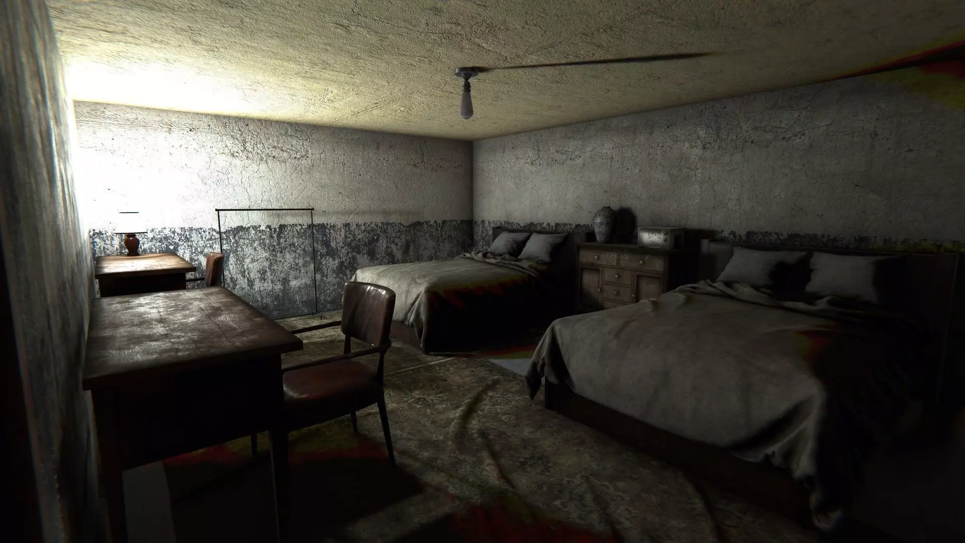 HQ Modular Asian Dormitory Low-poly 3D model_0