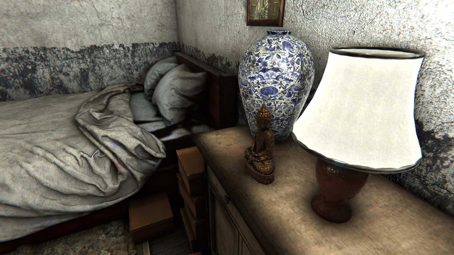 HQ Modular Asian Dormitory Low-poly 3D model_3