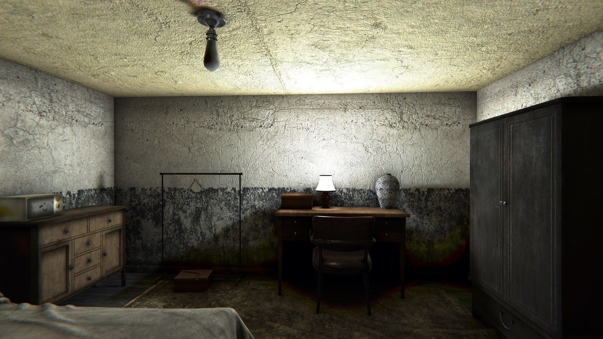 HQ Modular Asian Dormitory Low-poly 3D model_9