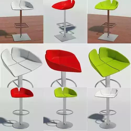 Fjord Stool square and circle collection 