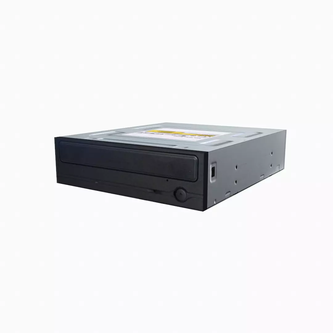 CD drive  Low-poly 3D model_0