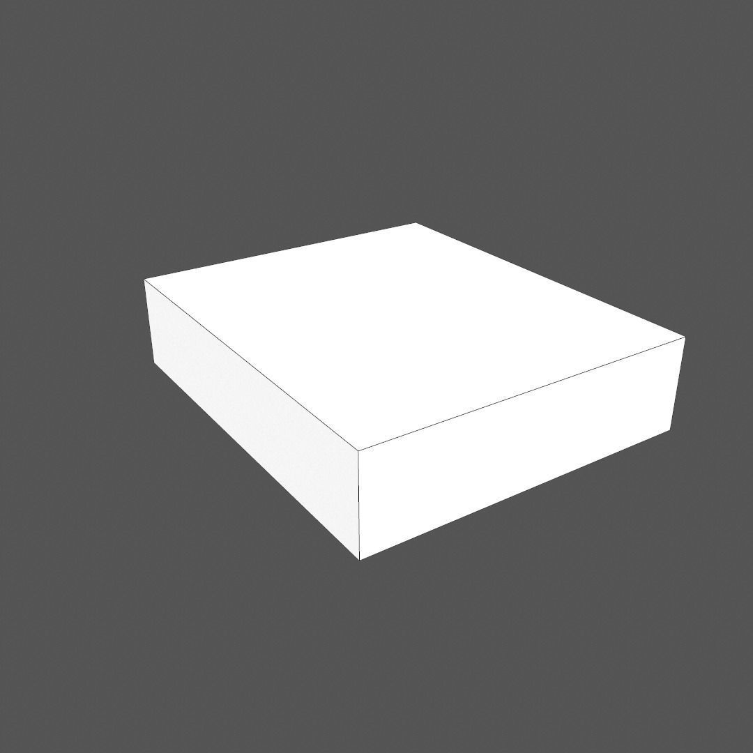 CD drive  Low-poly 3D model_3