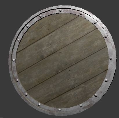 Blender Shield complete pack Free 3D model_4