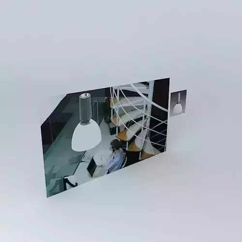 THORN Glacier Opal Pendant Light Free 3D model
