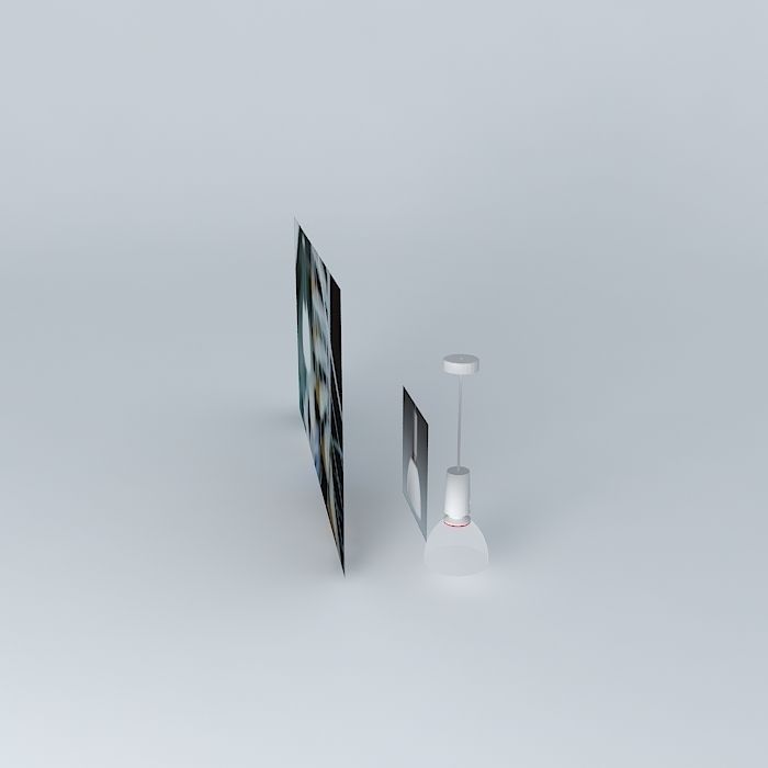 THORN Glacier Opal Pendant Light Free 3D model_2