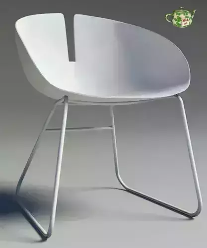 Fjord armchair white Moroso