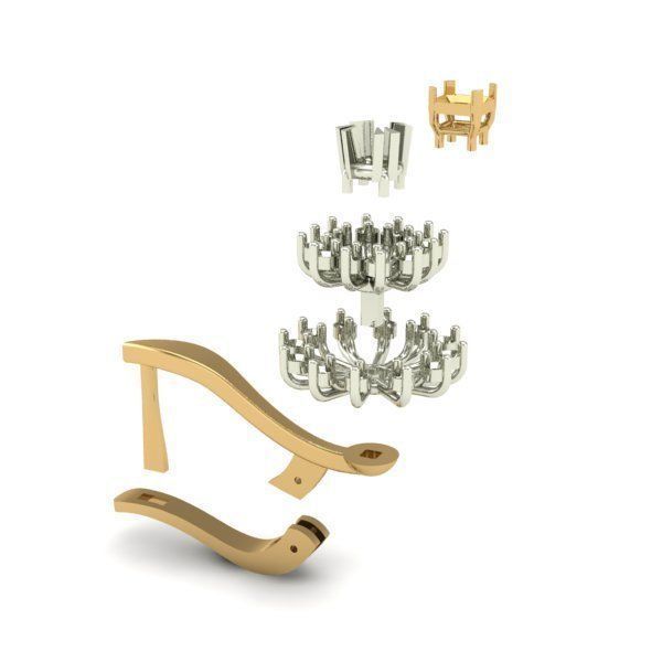 WOMEN EARRINGS 3D print model_3