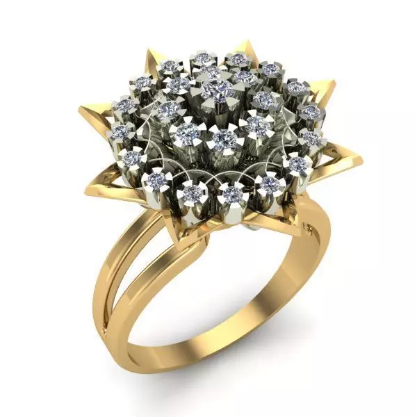 WOMAN RING 3D print model_0