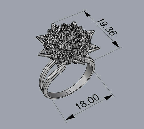 WOMAN RING 3D print model_4