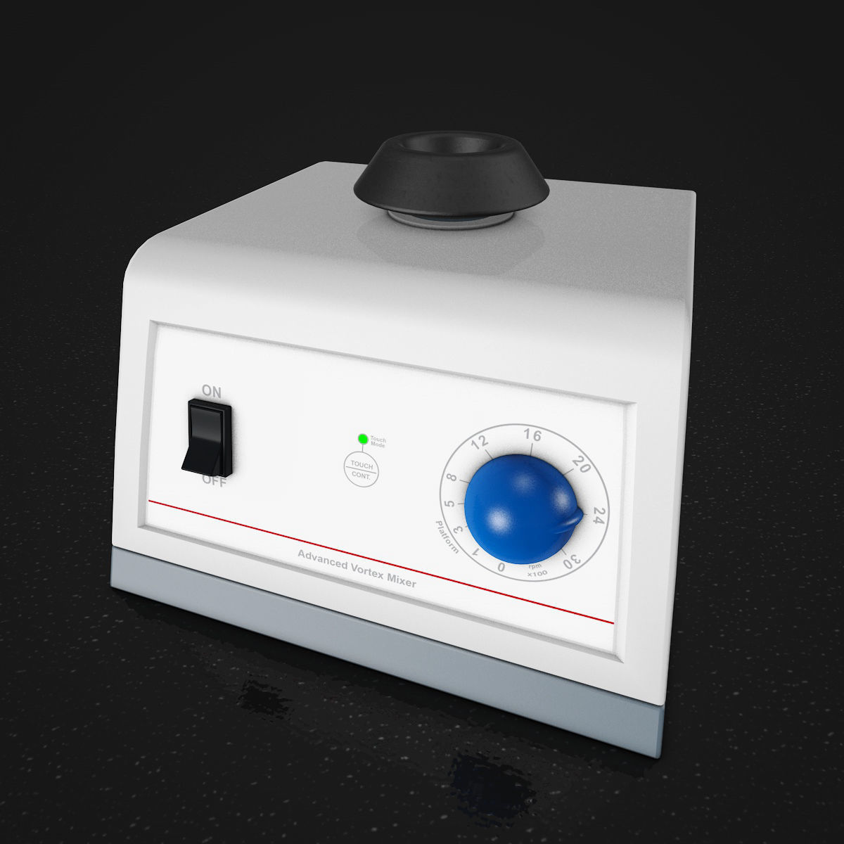 Vortex Mixer 3D model_1